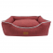 15854 MIA PREMIUM меко легло 60x45x20H см бургунди